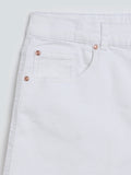 Y&F Kids White Denim Shorts