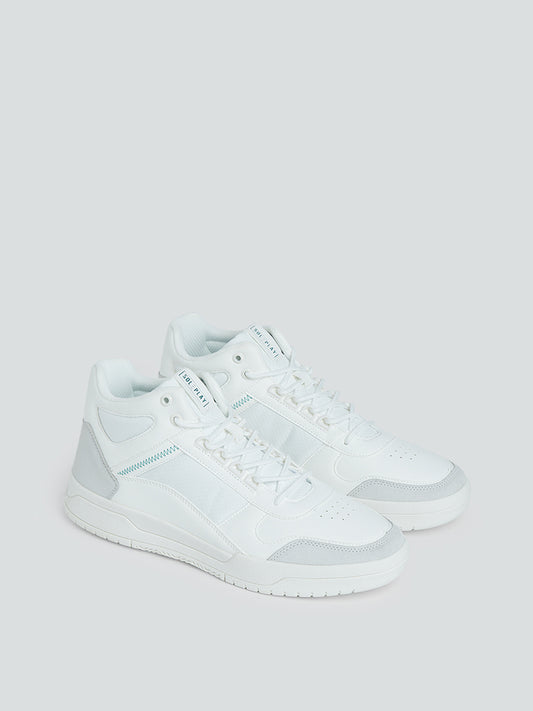 SOLEPLAY White High-Top Sneakers