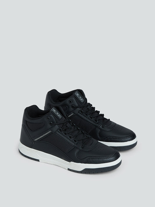 SOLEPLAY Black High-Top Boots