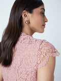 Wardrobe Dusty Pink Self-Patterned Kylie Top