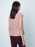 Wardrobe Dusty Pink Self-Patterned Kylie Top