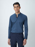 WES Formals Indigo Ultra Slim-Fit Shirt