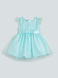 HOP Baby Mint Mesh Overlay Dress