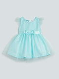HOP Baby Mint Mesh Overlay Dress