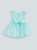 HOP Baby Mint Mesh Overlay Dress