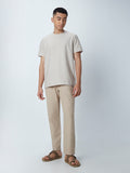ETA Light Brown Slim-Fit Chinos
