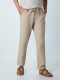 ETA Light Brown Slim-Fit Chinos