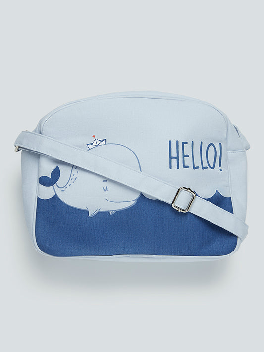 HOP Baby Blue Whale Themed Changing Bag