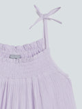 HOP Kids Lilac Strappy Crepe Dress