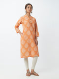Utsa Coral Printed Straight Kurta