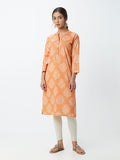 Utsa Coral Printed Straight Kurta