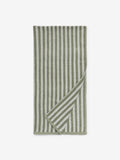 Westside Home Mint Stripe Bath Towel