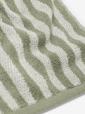Westside Home Mint Stripe Bath Towel