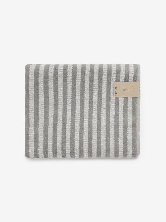 Westside Home Alloy Stripe Bath Towel