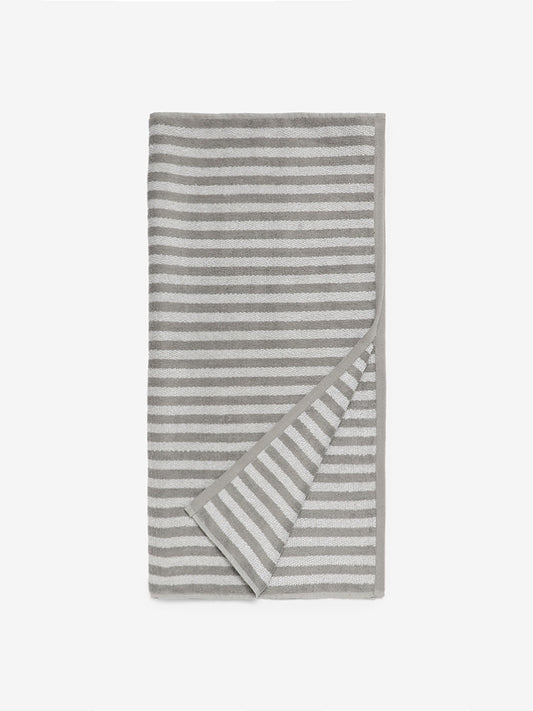 Westside Home Alloy Stripe Bath Towel