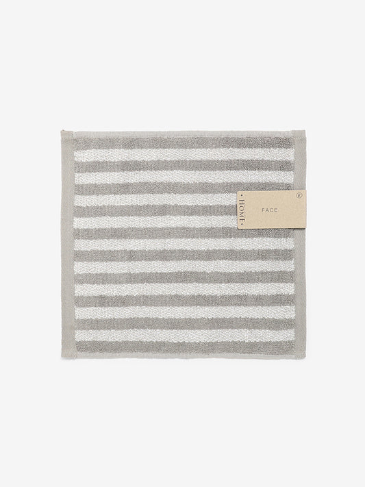 Westside Home Alloy Stripe Face Towel - Pack of 2