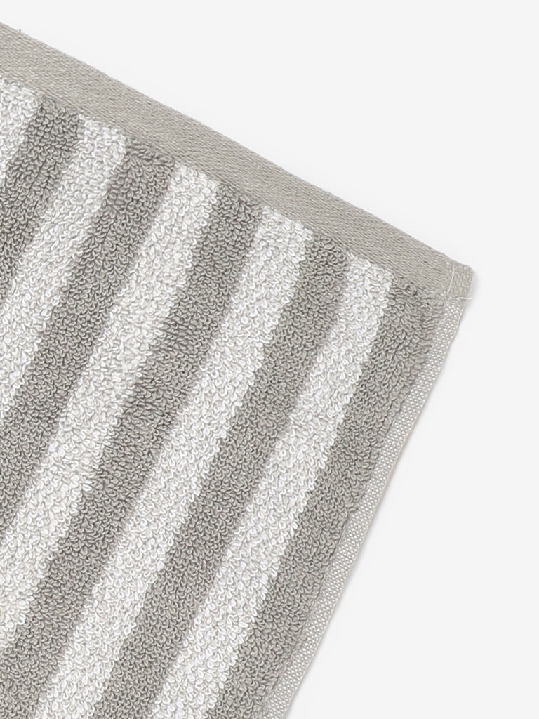 Westside Home Alloy Stripe Face Towel - Pack of 2