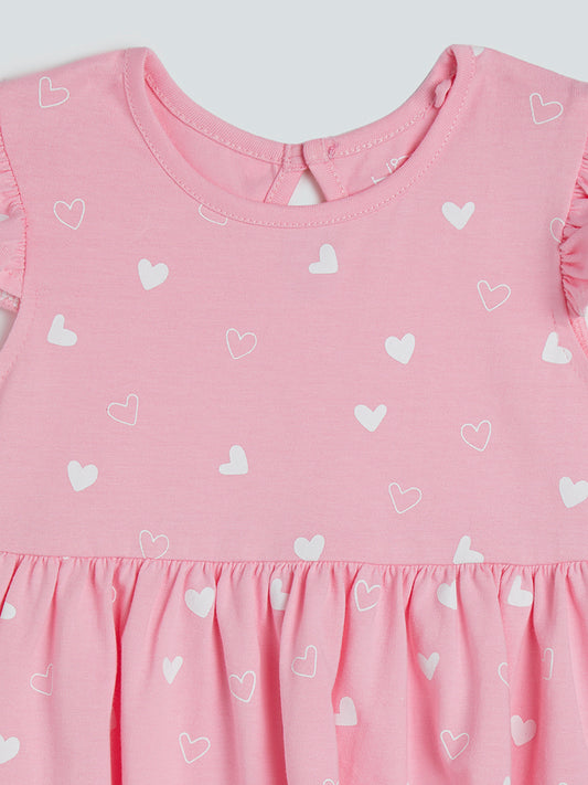 HOP Baby Multicolour Printed Dress Set of Two