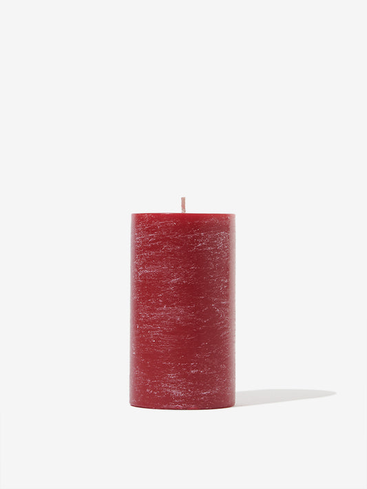 Westside Home Red Pillar Candle