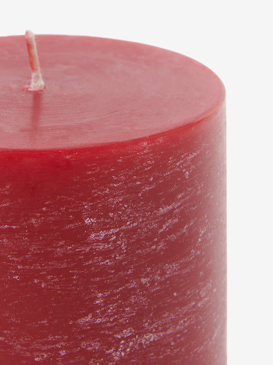 Westside Home Red Pillar Candle