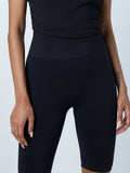 Studiofit Black Biker Shorts