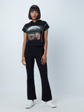 Studiofit Black Flared Trackpants