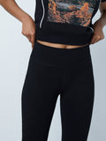 Studiofit Black Flared Trackpants