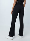 Studiofit Black Flared Trackpants
