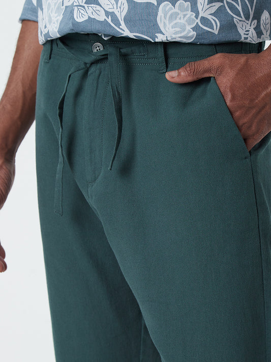 ETA Teal Slim-Fit Chinos