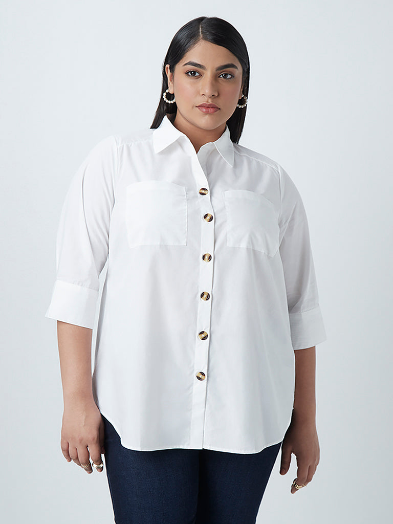 Gia Curves White Shirt