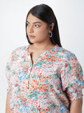 Gia Curves Multicolour Floral-Printed Top