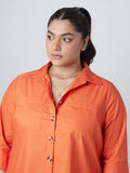 Gia Curves Orange Shirt