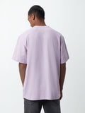 Nuon Lilac Printed Relaxed-Fit T-Shirt