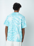 Studiofit Aqua Tie-Dye Relaxed-Fit T-Shirt