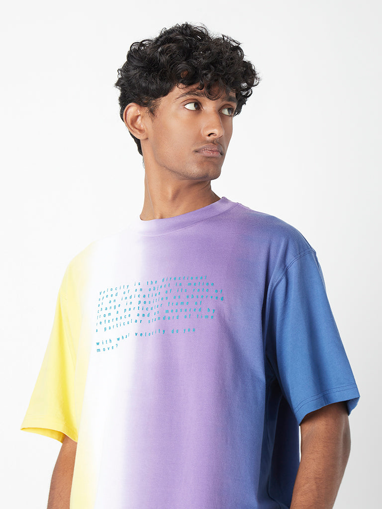 Studiofit Multicolour Relaxed-Fit T-Shirt