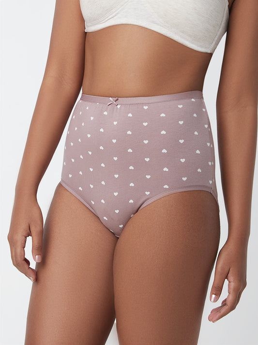Wunderlove Taupe Full Briefs Set Of Three