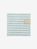 Westside Home Aqua Stripe Face Towel - Pack of 2