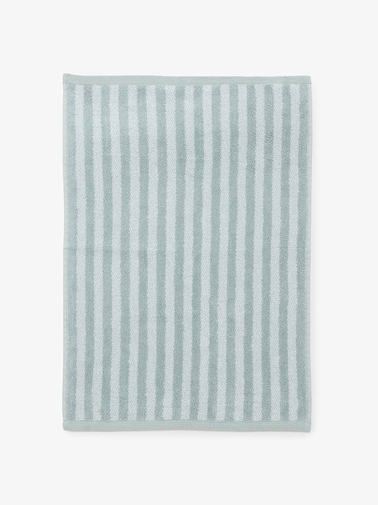 Westside Home Aqua Stripe Hand Towel