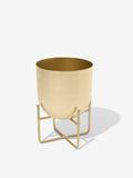 Westside Home Gold Short Planter with Stand