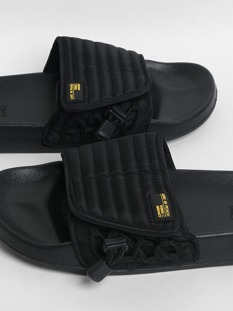 SOLEPLAY Black Padded Rope Slides