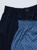 WES Lounge Navy Relaxed-Fit Boxers Set Of Two