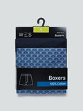WES Lounge Navy Relaxed-Fit Boxers Set Of Two