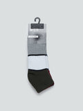 WES Lounge Grey Trainer Socks Pack Of Three