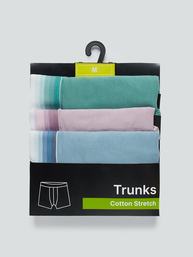 WES Lounge Light Mauve Trunks Pack Of Three