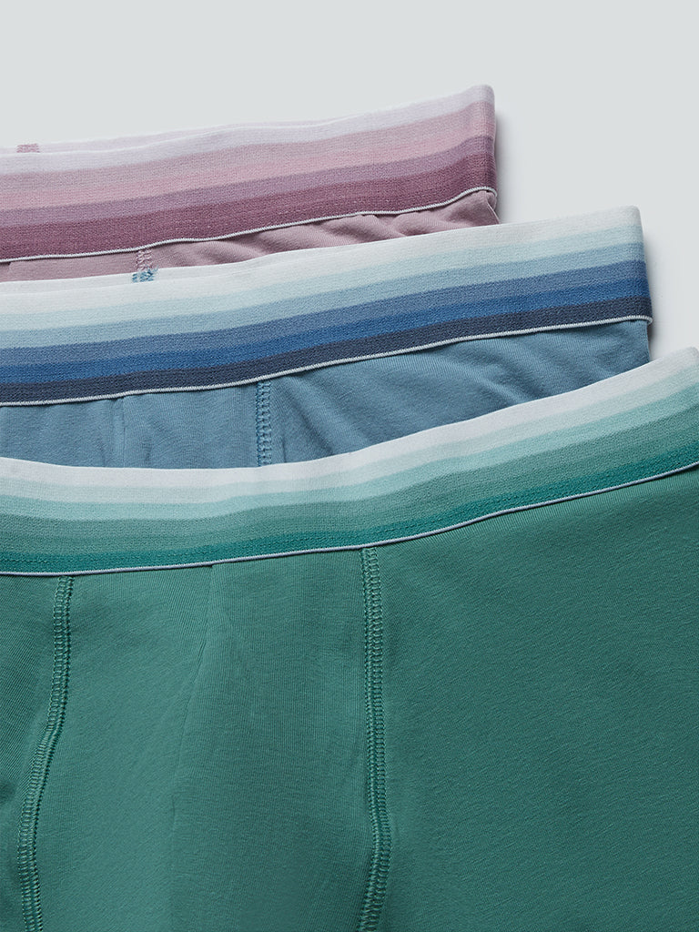 WES Lounge Light Mauve Trunks Pack Of Three