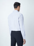 WES Formals White Checkered Relaxed-Fit Shirt