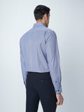 WES Formals Grey Striped Relaxed-Fit Shirt