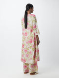 Zuba Multicolour Floral Print Anarkali
