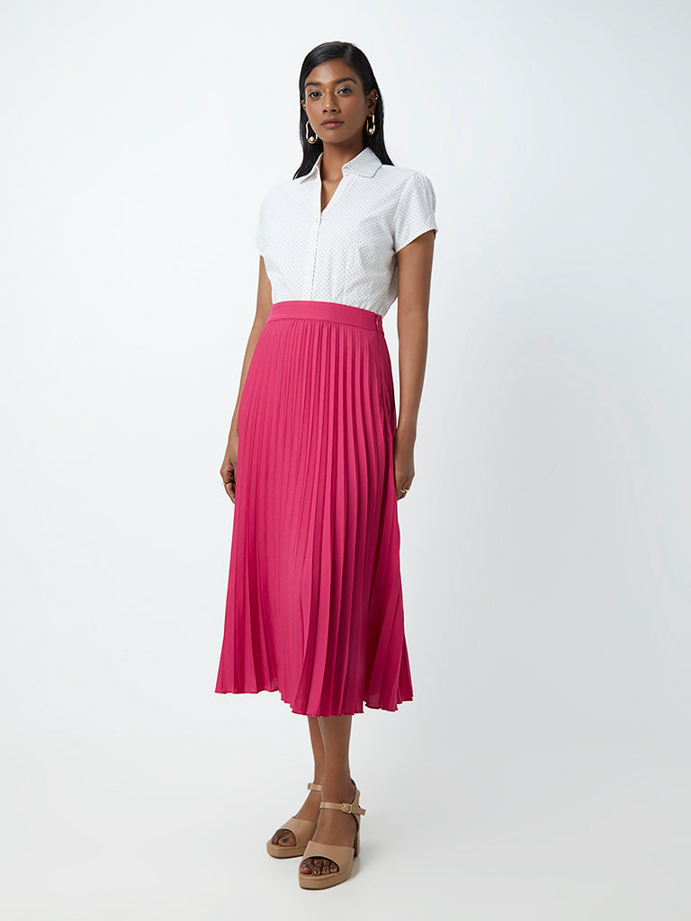 FASHIOLISTA  Fashion Fuchsia skirt Beautiful skirts