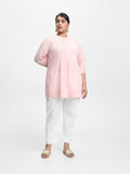 Diza Embroidered Pink Kurta